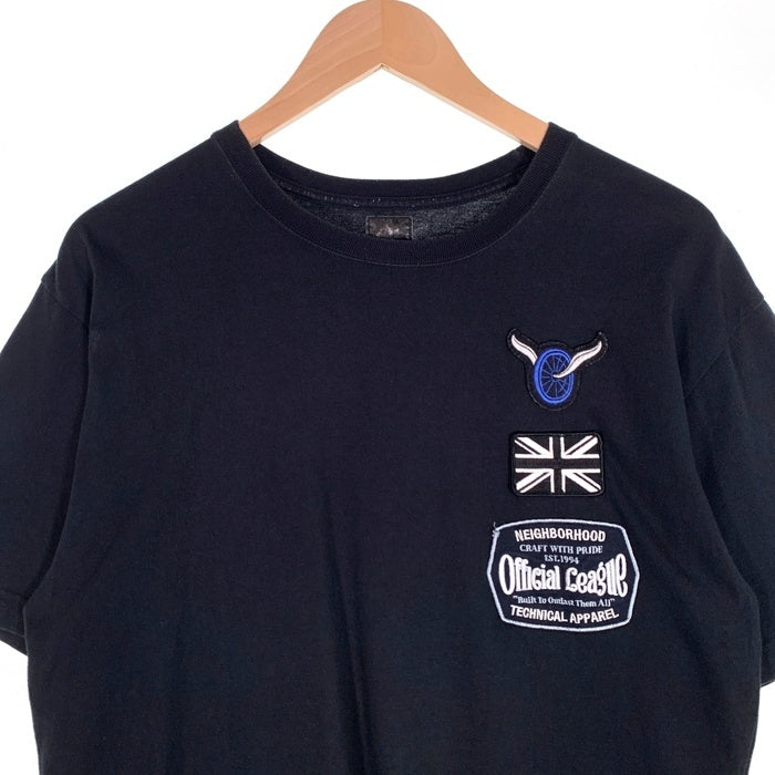 NEIGHBORHOOD ネイバーフッド WAPPEN TEE ワッペン 半袖 Tシャツ ブラック Size L相当 福生店