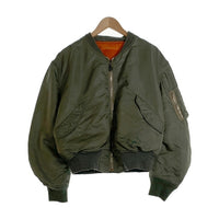 70's U.S. ARMY ALPHA INDUSTRIES アルファインダストリーズ AIR FORCE 米空軍 MA-1 L-2B フライトジャケット オリーブ DSA100-74-C-1559 8414-00-817-0596 Size XL 福生店