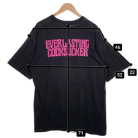 90's Winterland ウィンターランド MARILYN MANSON マリリンマンソン ラメプリント コピーライト1995 EVERLASTING COCKSUCKER 半袖 Tシャツ ブラック Size XL相当 福生店