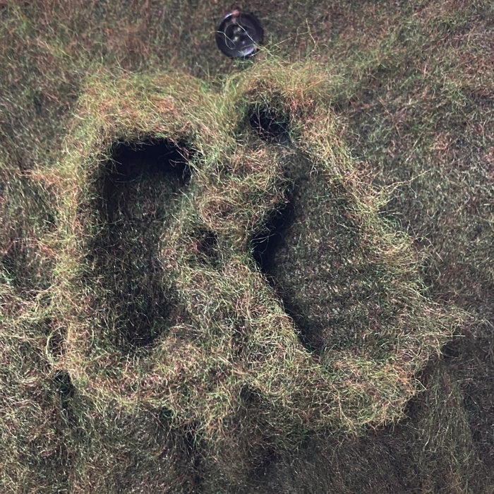 O0u オー・ゼロ・ユー Ou020144YG モヘア カーディガン カーキ sizeF 瑞穂店