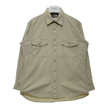 THE NORTH FACE ザノースフェイス リップストップ 長袖シャツ カーキ sizeM 瑞穂店