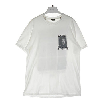 STUSSY ステューシー BOB FRAMES TEE Bob Marley ボブ マーリー&ザ ウェイラーズ フォト グラフィック アート  Tシャツ ホワイト sizeL 瑞穂店