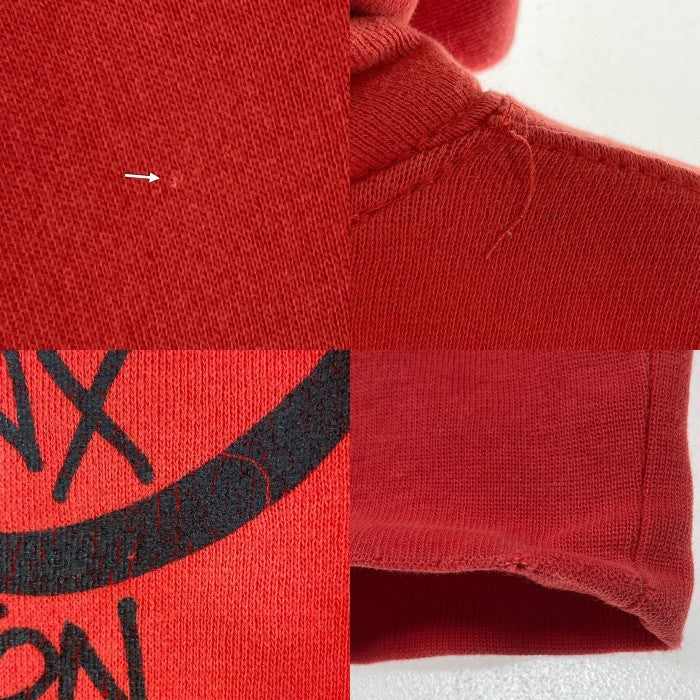 Stussy ステューシー USA製 ワールドツアー プルオーバーパーカー レッド sizeM 瑞穂店