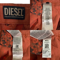 DIESEL ディーゼル P-ATLAN-PAT カーゴパンツ ストレート 迷彩 レッド カモ A03682 Size 32 福生店