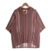 Needles ニードルズ CABANA SHIRT コットン オープンカラーシャツ 半袖 ピンク MR242 Size L 福生店