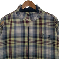 FUBU フブ チェック柄 ジップアップリブブルゾン ジャケット マルチ Size L 福生店