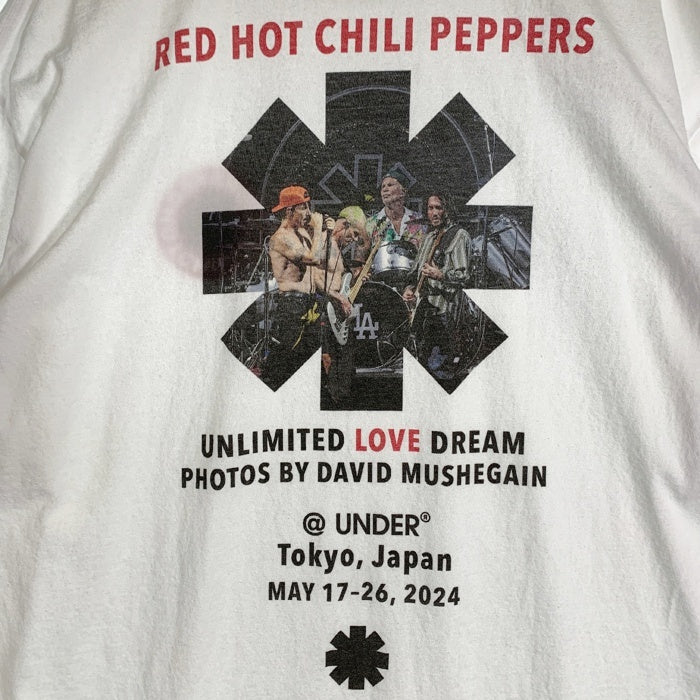 Red Hot Chilli Peppers レッドホットチリペッパーズ UNDER R アンダーアール プリントTシャツ ホワイト ロンハーマン Size XL 福生店