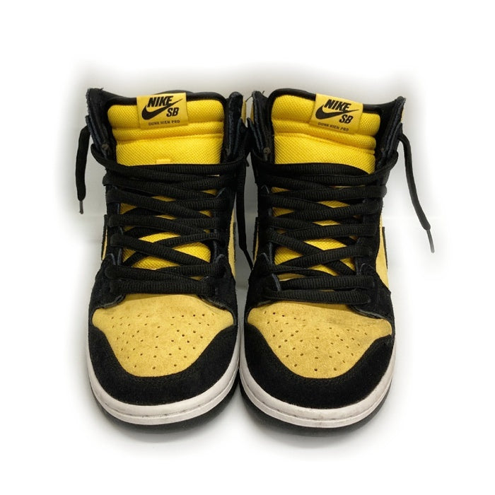 NIKE ナイキ DB1640-001スニーカー SB DUNK HIGH MAIZE AND BLACK イエロー 27cm 瑞穂店