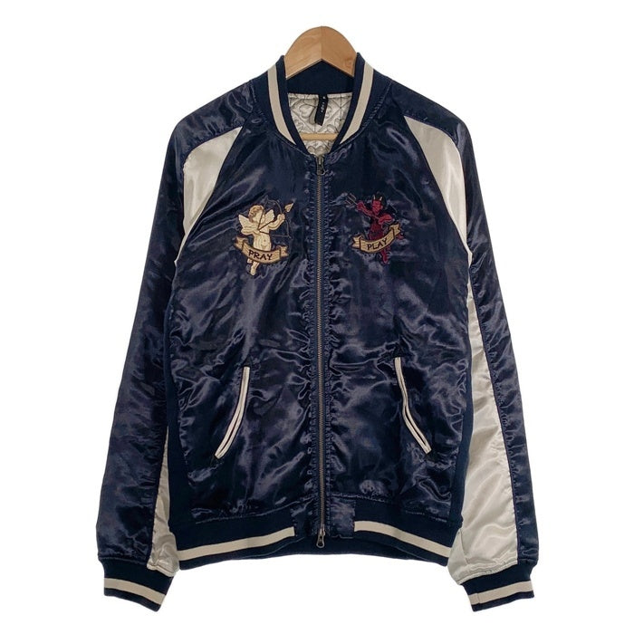 glamb グラム Shepherd's God blouson シェパーズゴッドブルゾン スカジャン ネイビー GB13AT/JKT05 Size 3 福生店