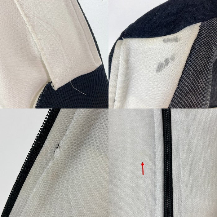 adidas アディダス DESCENTE デサント 70's トラックジャケット ホワイト×ブラック size4 瑞穂店