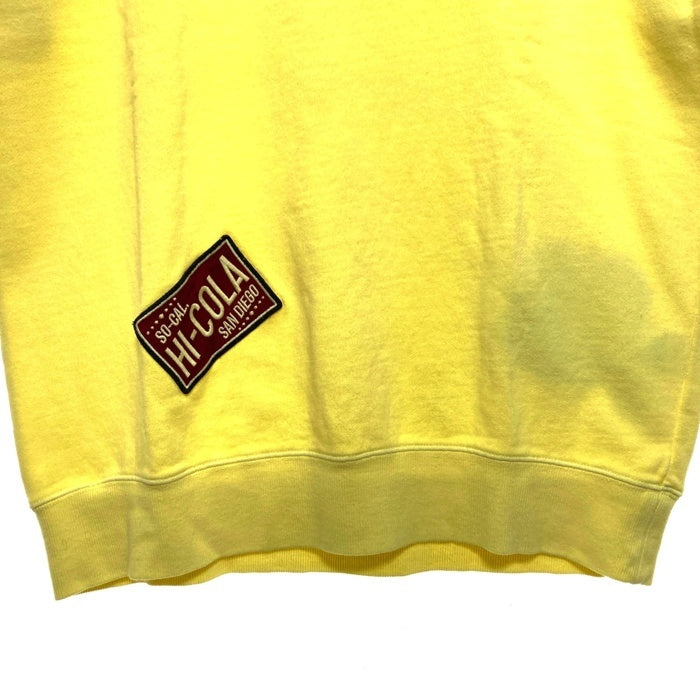 AVIREX アヴィレックス 783-3135005 WEST COAST FADE WASH S/S SWEAT 半袖スウェット イエロー sizeM 瑞穂店