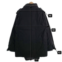 HOUSTON ヒューストン U.S.ARMY M-65 ミリタリージャケット ライナー付 ブラック 50815 Size M-R 福生店