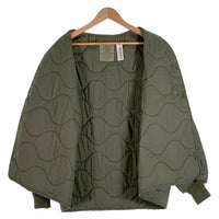 00's U.S.ARMY 米軍 キルティング フィールドライナージャケット オリーブ 8415-01-394-3836 00年製 Size L-S 福生店