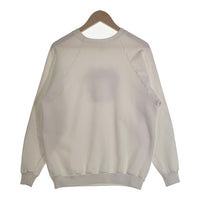 80-90's ラグランスリーブ スウェットトレーナー ホワイト エンブレムプリント USA製 Size XL 福生店