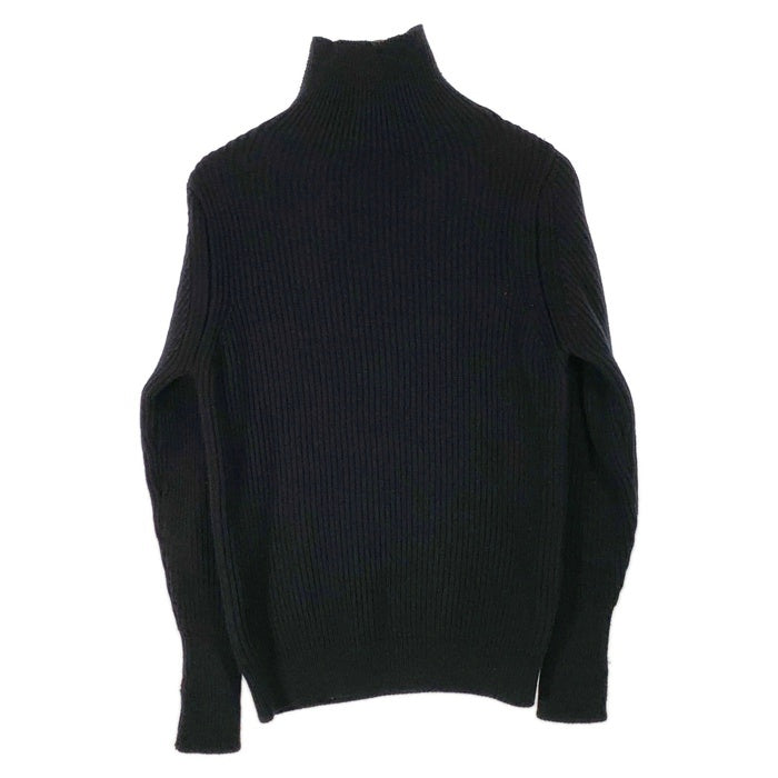 ANDERSEN ANDERSEN アンデルセンアンデルセン タートルネック ハイネック ウール リブニットセーター ブラック フィンガーホール Size XS 福生店