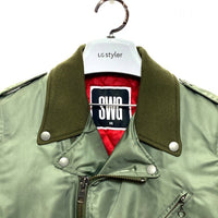 SWAGGER スワッガー SWGJKT-437 MA-1 ダブルライダース ジャケット カーキ sizeM 瑞穂店