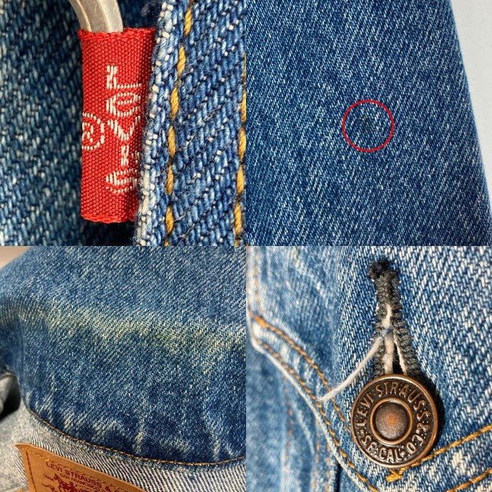 Levi's リーバイス 70505 香港製 極東リーバイス 3rdタイプ Gジャン トラッカージャケット インディゴ size42 瑞穂店