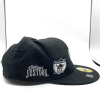 NEW ERA ニューエラ JUST DON ジャスト ドン 59FIFTY LAS VEGAS RAIDERS ラスベガス レイダース ベースボール キャップ ブラック Size 8 (63.5cm) 福生店