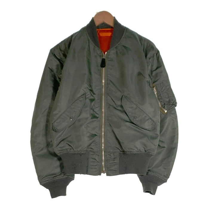 70's U.S. ARMY ALPHA INDUSTRIES アルファインダストリーズ AIR FORCE 米空軍 MA-1 L-2B フライトジャケット オリーブ 8415-00-817-0598 / DSA100-74-C-1559 Size M 福生店