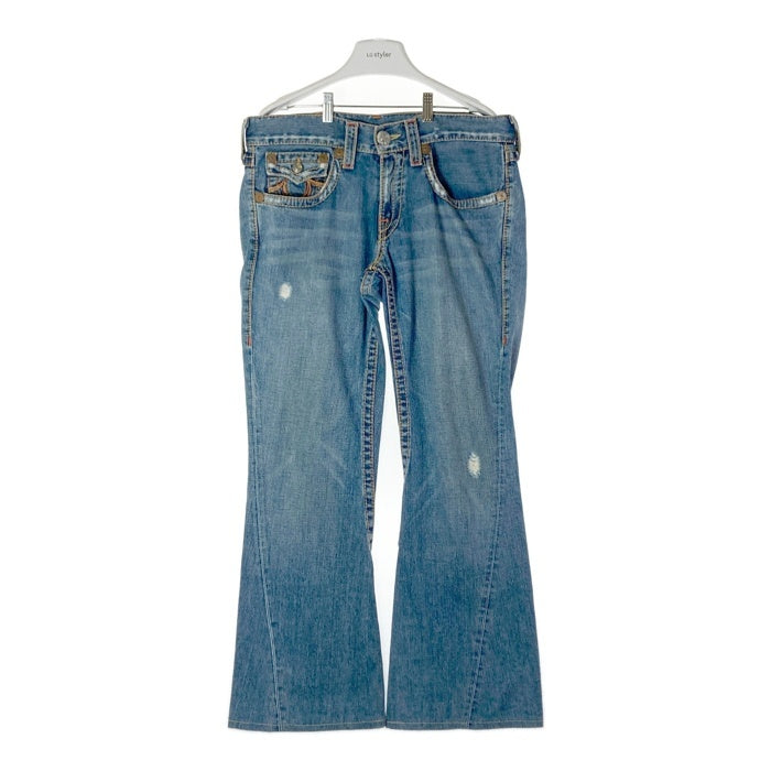 TRUE RELIGION トゥルーレリジョン RAINBOW JOEY ブーツカット デニムパンツ ライトインディゴ size32 瑞穂店