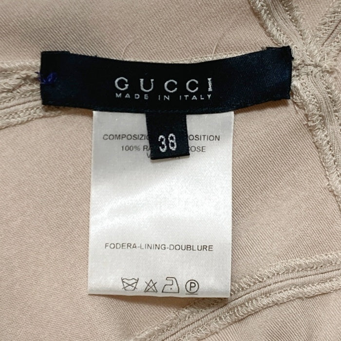 GUCCI グッチ TOM FORD期 タイトスカート ベージュ size38 瑞穂店