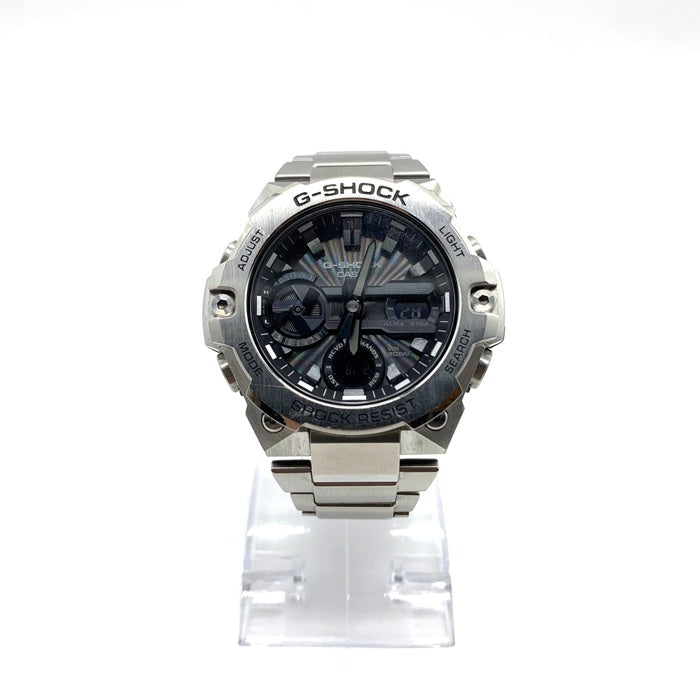 CASIO カシオ G-SHOCK G-STEEL デジアナ タフソーラー 腕時計 メタルバンド シルバー GST-B400 福生店