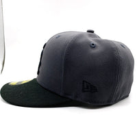New Era ニューエラ Chicago White Sox シカゴホワイトソックス 59FIFTY ベースボールキャップ チャコール ブラック Size 7 1/8 (56.8cm) 福生店