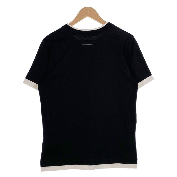 MM6 Maison Margiela エムエムシックス メゾンマルジェラ 22SS T-SHIRT プリントTシャツ ブラック レディース S52GC0226 S24311 Size S 福生店