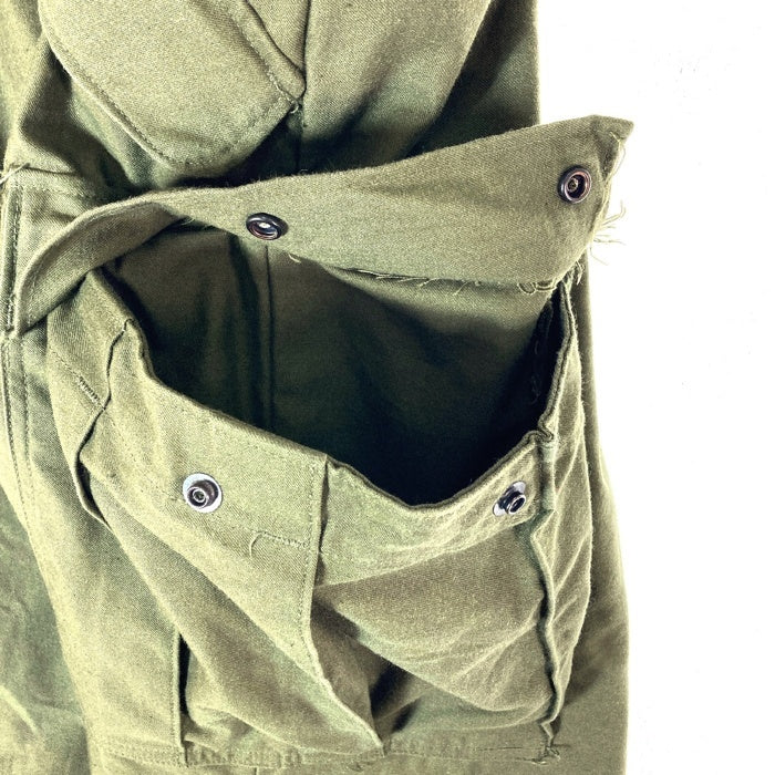 US ARMY アメリカ軍 67年会計 アルミジップ M-65 フィールドパンツ オリーブ sizeS-R 瑞穂店