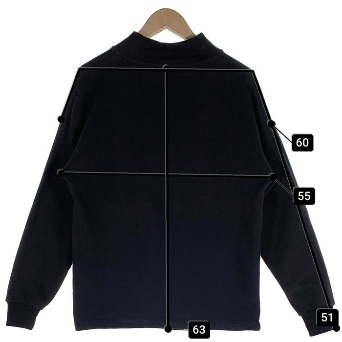 NUMBER(N)INE DENIM ナンバーナインデニム ハーフジップ スウェット ブラック Size S 福生店