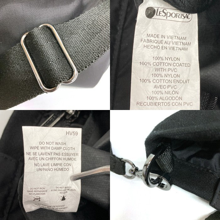 LeSportsac レスポートサック 2way トートバッグ ショルダーバッグ 黒 ブラック 瑞穂店