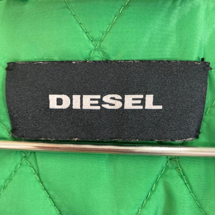 DIESEL ディーゼル 00SKMV-W-SUN-REV-0SATP バックロゴ 中綿 ジャケット グリーン sizeS 瑞穂店