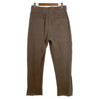 EXAMPLE エグザンプル ROUND LOGO PATCH SIDE BUTTON SWEAT PANTS ラウンドロゴ サイドボタン スウェットパンツ カーキ Size XL 福生店