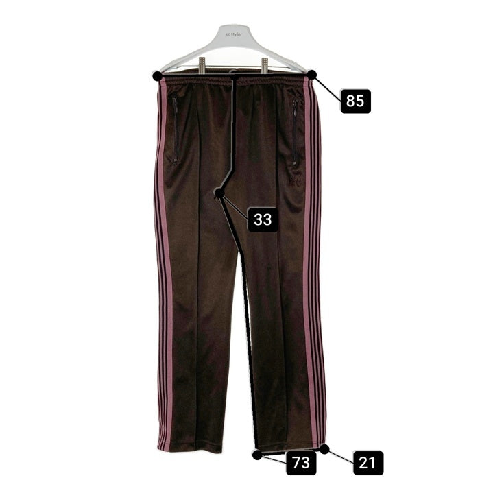 Needles ニードルス WILD LIFE TAILOR ワイルドライフテーラー別注 LQ458 ナロートラックパンツ ブラウンxピンク sizeM 瑞穂店