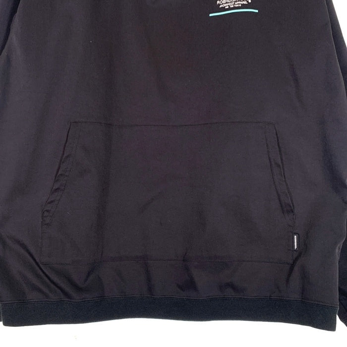 NEIGHBORHOOD ネイバーフッド 21AW HOME/E-SHIRT.LS ポリエステル プルオーバートップ ブラック カンガルーポケット 212TSNH-SHM06 Size 4 福生店
