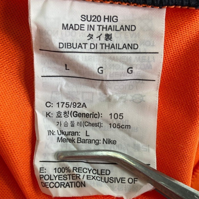 NIKE ナイキ CD0712-819 2020 オランダ代表 ホーム ユニフォーム オレンジ sizeL 瑞穂店