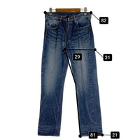 FULLCOUNT フルカウント 1101XX  ストレートデニムパンツ ダートフォード ジーンズ インディゴ USED加工 Size 34 福生店