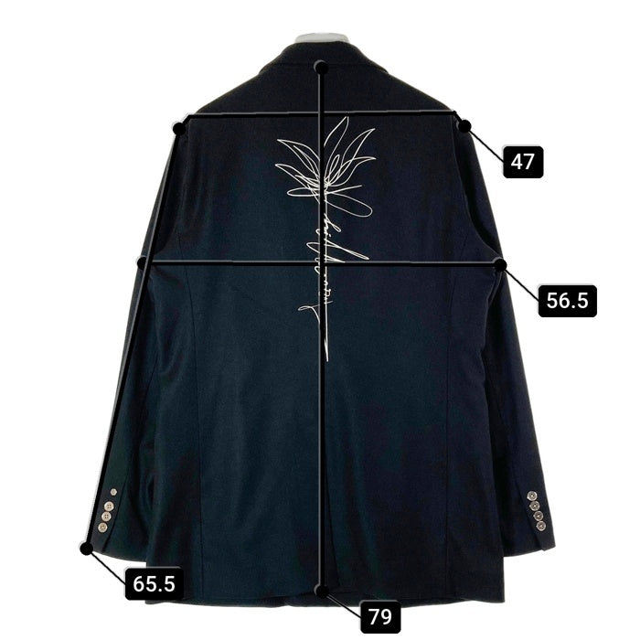 PHILTHEORY フィルセオリー Back print tailored jacket バックプリント テーラードジャケット ブラック sizeM 瑞穂店