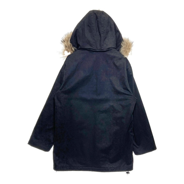 MONCLER モンクレール コットン ポリエステル ファー マウンテンパーカー ジャケット ブラック フランス製 青タグ ユナイテッドアローズ Size 2 瑞穂店