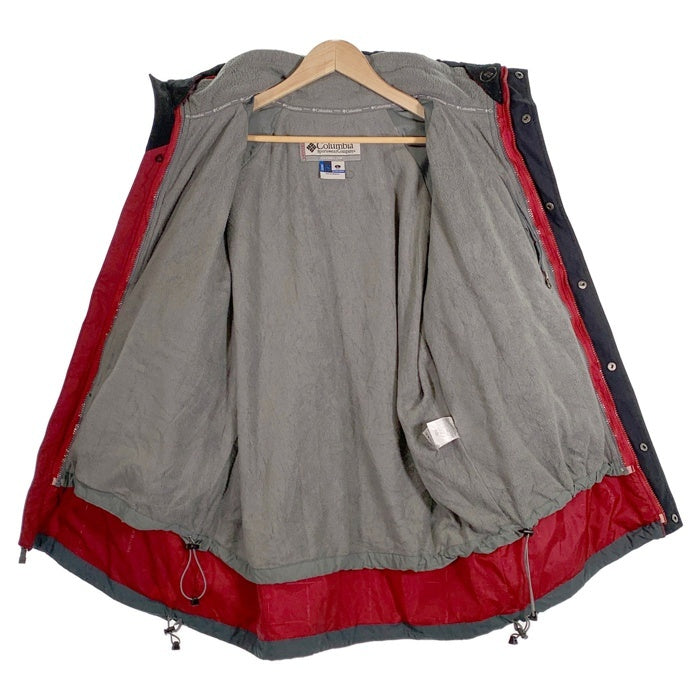 Columbia コロンビア VERTEX ナイロンジャケット フリースライナー レッド グレー F4MO2288 Size L 福生店