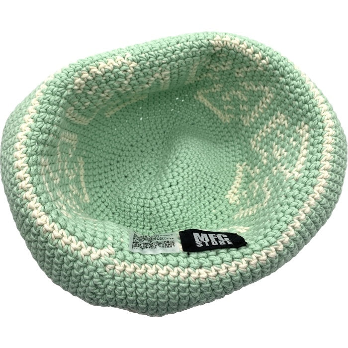 MFC STORE エムエフシーストア made in KEY メイドインキー IRON CROSS CROCHET HAT アイアンクロス クロシェット ハット グリーン ホワイト Size ONE SIZE 福生店