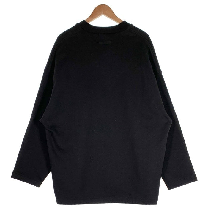 FOG ESSENTIALS エッセンシャルズ 24AW Heavy Fleece Hockey Jersey ヘビーフリース ホッケージャージー ブラック CLG 728 008 214 751 Size S 福生店