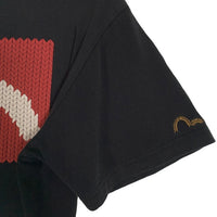 EVISU エヴィス カモメプリント Tシャツ ブラック Size 40 福生店