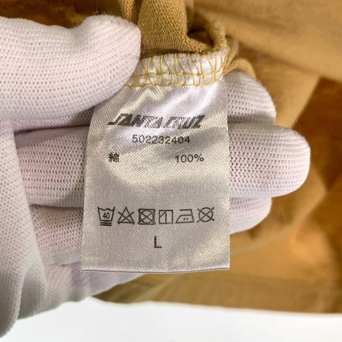 SANTA CRUZ サンタクルーズ フレイムパターン 半袖 Tシャツ マスタード Size L 福生店