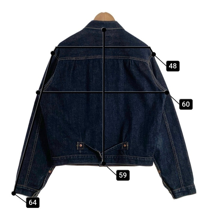 90's Levis リーバイス 71506-XX ボタン裏J02 1st 大戦モデル 復刻 BIG E ビッグイー セルビッチ 赤耳 ファースト デニムジャケット 濃紺 インディゴ 日本製 Size 40 福生店
