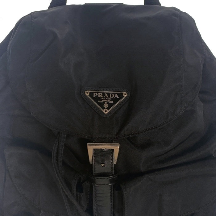 PRADA プラダ B6677 テスート ナイロン バックパック リュック ミニ ブラック 福生店