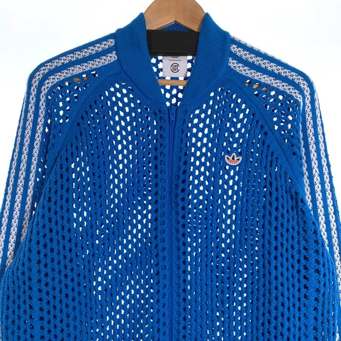 adidas アディダス CLOT クロット CROCHET TRACKTOP BRBLUE クロシェ トラックジャケット ブルー JF4268 Size JP XL 福生店