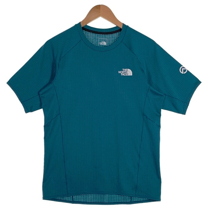 THE NORTH FACE ノースフェイス Expedition S/S Dry Dot Crew エクスペディション ショートスリーブ ドライドットクルー 半袖 Tシャツ ブルーモス NT12324 Size L 福生店