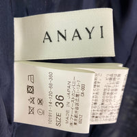 ANAYI アナイ ミックスラメツイード フレアワンピース マルチカラー size36 瑞穂店