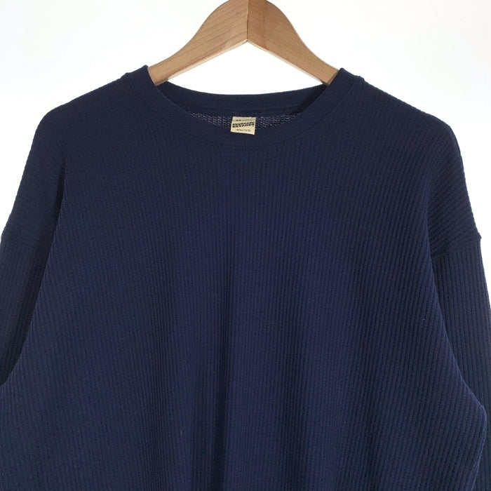 WAIPER.inc ワイパー SCREEN STARS クルーネックサーマルカットソー ネイビー 2423-429WP Size M 福生店